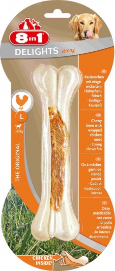 Косточка Strong L с куриным мясом для крупных собак (21 см)