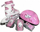 Набор роликов с комплектом защиты и шлемом AJIS-12.08 KITTEN