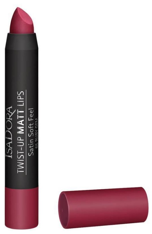 Помада для губ «Twist-up Matt Lips», тон 65 Ruby Gem | IsaDora