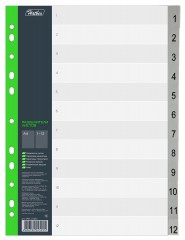 Набор пластиковых разделителей (А4, 12 листов)