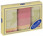 Комплект полотенец гладкотканных «Colibri» (Cleanelly, гладкотканое 50х70 - 3 шт.) в подарочной упаковке