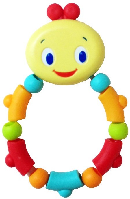 Игрушка-прорезыватель «Гусеничка», оранжевый | Bright Starts