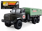 Металлическая машинка Kraz-256B «Медслужба»
