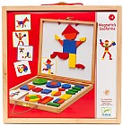 Магнитная доска с набором магнитных фигур «Геоформ»