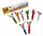 Игрушка музыкальная «Свисток», набор 8 штук