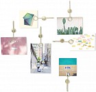 Держатели для фотографий «Phantom» (цвет: латунь)