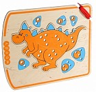 Деревянная шнуровка «Шнурозаврик»