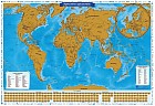 Скретч-карта мира (86х60 см)