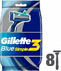 Бритвы одноразовые Gillette Blue Simple 3, 8 шт