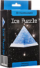 3D головоломка Ice puzzle Пирамида голубая