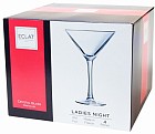 Набор фужеров для коктейля Ladies Night, 210 мл (4 шт)