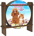 Набор подставок под горячее «Кошка и собака» (4 шт.)