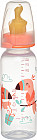 Бутылочка пластиковая «Family» с соской из латекса, 250 мл
