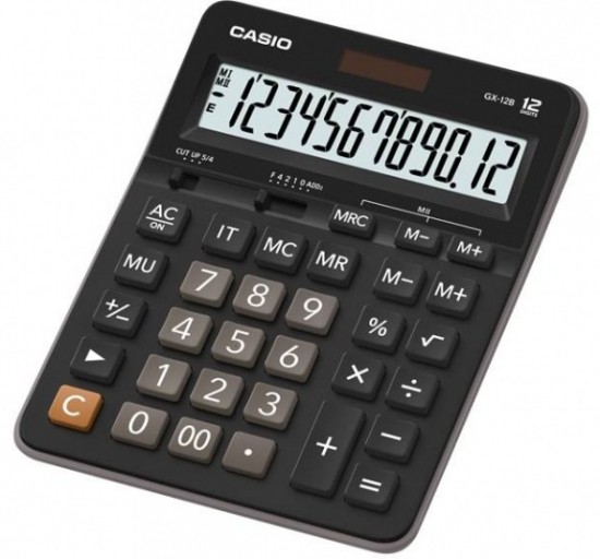 Калькулятор настольный CASIO GX-12B-W-EC