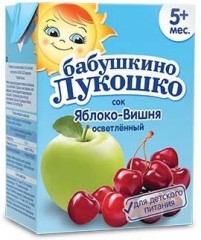 Сок осветленный «Яблоко и вишня»