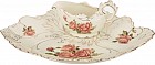 Блюдо с соусником «Корейская роза» (32х24х4 см)