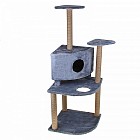 Игровой комплекс для кошек, 55 х 55 х 140 см, бежевый