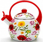 Чайник со свистком эмалированный (2,2 л)