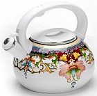 Чайник со свистком эмалированный (3 л)