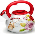 Чайник со свистком эмалированный (3 л)