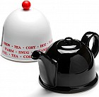 Чайник-заварник керамический с термо-колпаком (800 мл)