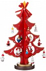Ёлочка декоративная с игрушками (15х23 см)