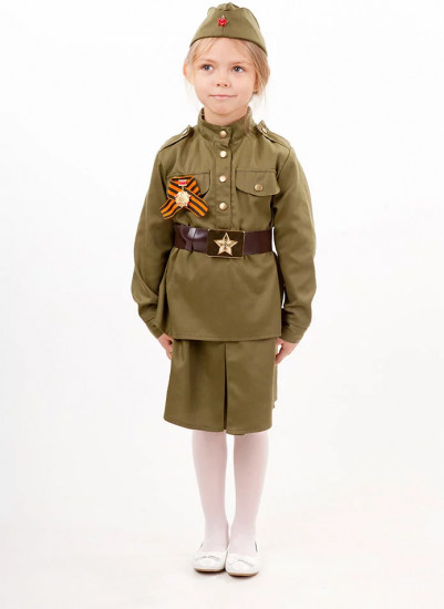 Карнавальный костюм для девочек «Солдатка»