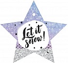 Шильдики на подарок «Let it snow»