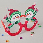 Карнавальные очки «Снеговик»