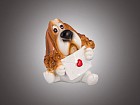 Новогоднее украшение «Спаниель с рождественским поздравлением»
