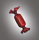 Елочное украшение конфета «Грильяж» (3×3×9 см)