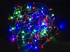 Электрогирлянда (100 разноцветных LED, 8 режимов, 9,5 м)