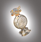 Елочное украшение конфета «Подарочная» (золотой, 4×8 см)