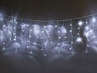 Электрогирлянда уличная «Сосульки» (100 белых LED, 20 нитей, 3,5 м)