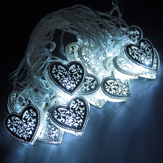 Гирлянда «Сердечко» (5 м х 4 см Н.С. LED-20-220V)
