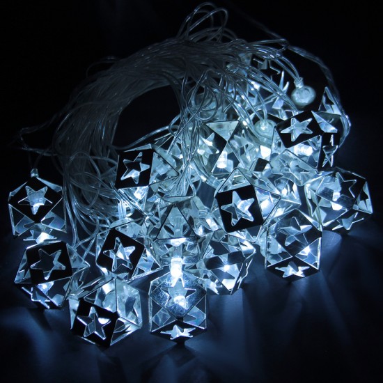Гирлянда «Кубик Звезда» (5 м х 2,5 см Н.С. LED-20-220V)