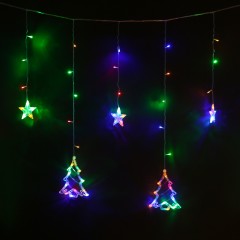 Гирлянда «Елки» (2,4х0,9 м Н.С. LED-138-220V)
