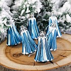 Набор елочных украшений «Снежный колокольчик» (6 шт, 5 см)