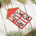 Подвеска новогодняя «Дед мороз несет подарки»