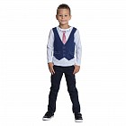 белый, синий