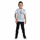 белый, серый меланж