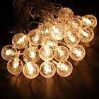 Гирлянда «Метраж» 5 м с насад. - Футбольный мяч, Н.С. LED-20-220V, контр 8р, ТЕПЛО-БЕЛЫЙ