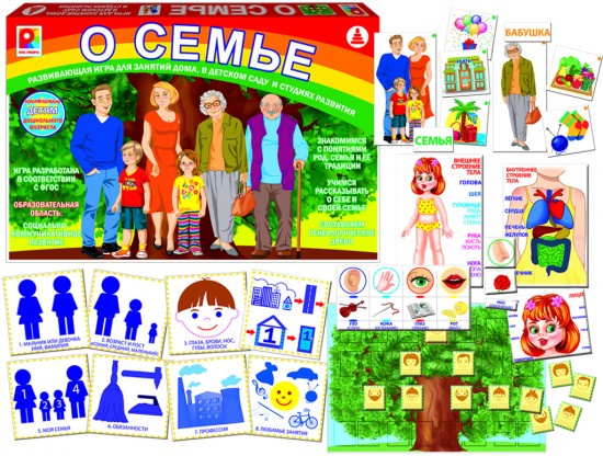 Развивающая игра «О семье»