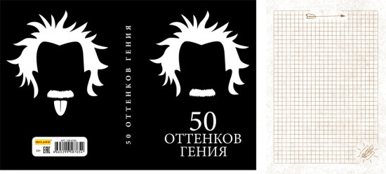 Записная книжка «50 оттенков гения»