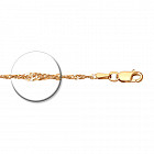 Цепь из золочёного серебра