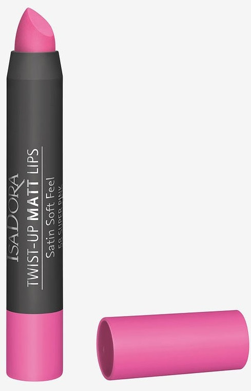 Помада для губ «Twist-up Matt Lips», тон 58 Super Pink | IsaDora