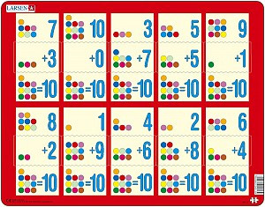 Обучающий пазл «Сложение 1-10с»