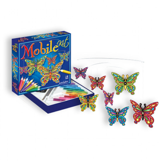 Воздушный витраж «Бабочки»