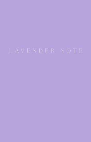 Блокнот «Lavender Note» (А5, нелинованный)