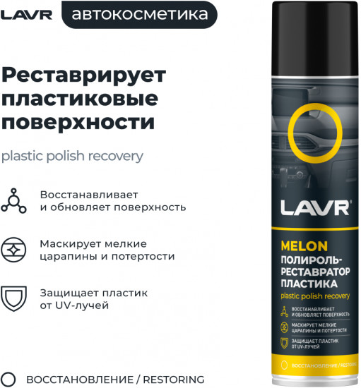 Полироль-реставратор пластика «Melon»
